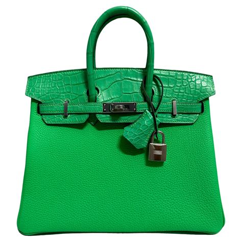 hermes birkin 25 vert comics|HERMES Togo Matte Alligator Birkin Touch 25 Vert Comics .